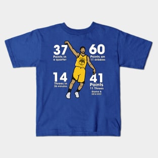 Klay Thompson 'Epic Performances' - NBA Golden State Warriors Kids T-Shirt